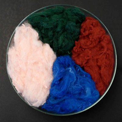 Flame Retardant Viscose Staple Fiber Length 64mm Natural Cellulosic Fibers